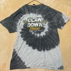 カラートーン タイダイ染め クルーネック 半袖 タイダイ Ｔシャツ 灰 白 綿