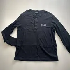 EMPORIO ARMANI ブラック長袖カットソー