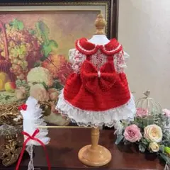 No.971 犬服　猫服　ハンドメイド　ワンピース　わんちゃん
