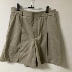レディース ツイード調 ショートパンツ ベージュのサムネイル