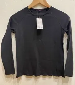 ITEMS URBANRESEARCH /ブラック 長袖カットソー フリーサイズ