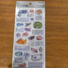 3D ビジュアルコレクション 大人の図鑑シール ウミウシ編