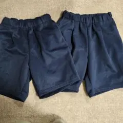 紺　 ハーフパンツ 　S　2枚セット