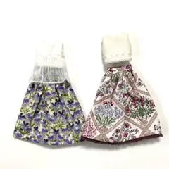 22cmドール服　リカちゃん服　華やかスカートコーデ4点セット