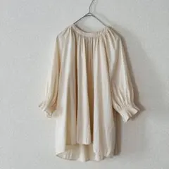 【美品】Te chichi TERRASSE 半袖 七分丈 ブラウスのサムネイル