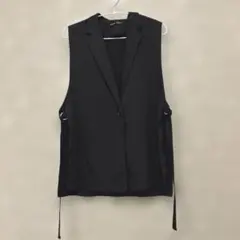 SHEIN ノースリーブ テーラードベスト ブラック