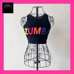 Jwi正規品☆ZUMBA カラフルロゴ クロップドタンクトップ