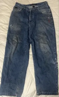 90s FUBU バギーデニムパンツ W34 b系のサムネイル