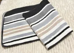 주방 매트 스트라이프 블랙, 화이트, 그레이, 베이지 약 180 x 45cm