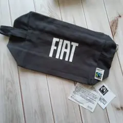 【未使用】非売品　FIAT オリジナル　 コットンキャンバスポーチのサムネイル