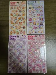 最終値下　ボンボンドロップシール風　ぷくぷくシール　ぷっくりシール 4枚セット