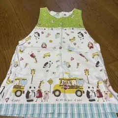 動物プリントエプロン フリーサイズ