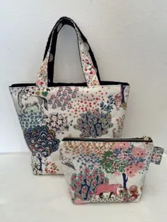 ハンドメイドバック＆ポーチ（キャスキッドソン生地）