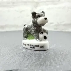フェーヴ フランス 動物 シュナウザー犬 フェーブ いぬ ミニチュア 陶器のサムネイル
