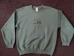 Saucy Dog スウェット Mサイズ 緑 サウシードッグ