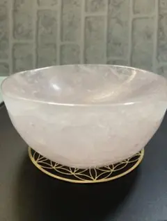 ローズクォーツ ボウル 淡いピンク