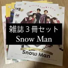 Snow Man 表紙 ザテレビジョン TVガイド TVnavi 切り抜き