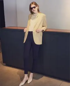 セオリー　定番CRUNCH麻素材　ジャケット　美品