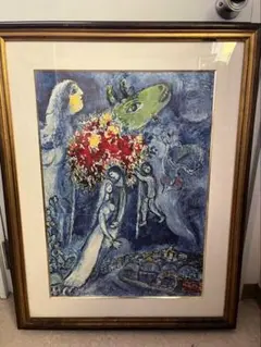マルク・シャガール 　エルサレムの窓より「ベンジャミン」絵画　版画 マルク・シャガール エルサレムの窓より「ベンジャミン」絵画 版画
