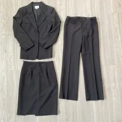 ブラック リクルートスーツ 3点セット