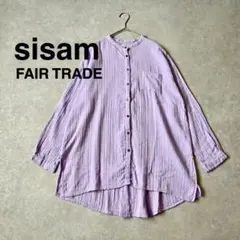 sisam FAIR TRADE シサム工房 WG リラックスシャツ 手刺繍のサムネイル