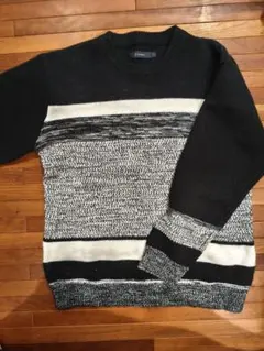 RAGEBLUE モノクロニット セーター