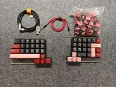 自作分割型キーボード フルセット spaice47