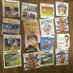 ファミコンディスクシステムのジャケット１６枚