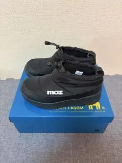 moz （モズ）ブラック スノーブーツ、Mサイズ（約25㎝）