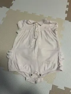 ポロ・ラルフ・ローレン フリルロンパース ピンク