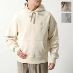 新品 AMI Paris アミ ビッグ ロゴ スウェット パーカー クリーム