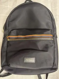ポールスミス　ブラックナイロンリュック・バックパック