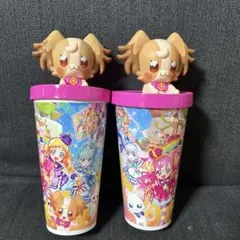 ワンダフルプリキュア こむぎ ドリンクホルダー 映画 2つ