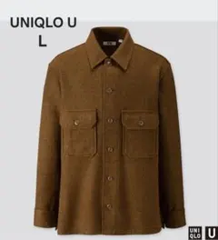 UNIQLO フリースシャツジャケット L マスタード USED ユニクロ
