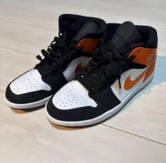Nike Air Jordan 1 ホワイト/ブラック/オレンジ 9.5 US
