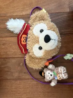 ダッフィー ぬいぐるみバッグ ミニぬいぐるみ付き
