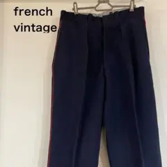 【レア】フランス PTT ポストマン ウールパンツ サイドライン 古着