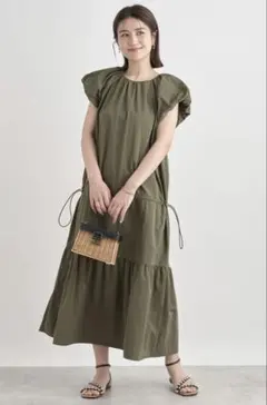 &. NOSTALGIA 2WAYドロストワンピース M