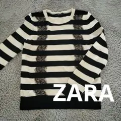 ZARA ストライプ 春ニット M