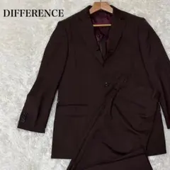 DIFFERENCE マルラーネ ブラウン 高級ウール スーツセットアップ