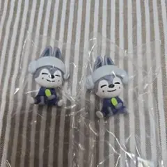 【2個】スキズ skzoo ガチャ サウナ フィギュア ウルフチャン