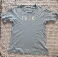 値下げ❣️PINK HOUSE 半袖 Tシャツ ライトブルーのサムネイル