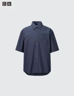 UNIQLO U オーバーサイズチェックシャツ　半袖シャツ