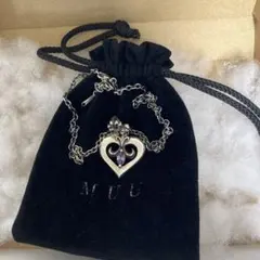 muu studio ハート型 たくむ　ネックレス　silver925