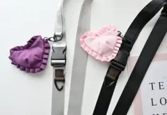 ハートポーチ付多機能スマホショルダー しまむら MUMU