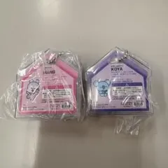 パッケージチャーム　BT21 MANG & KOYA アクリルキーホルダーセット