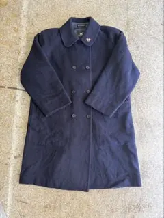 学校指定コート　黒のダブルブレストコートM 京都産業大学附属高校 学校指定コート 黒のダブルブレストコートM 京都産業大学附属高校