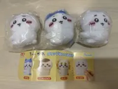 ちいかわ　クリップぬいぐるみ① ちいかわ　ハチワレ3つセット