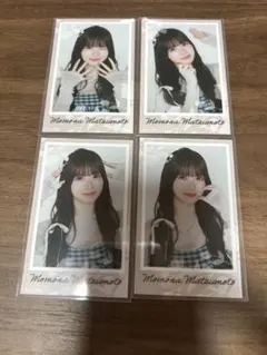 高嶺のなでしこ 松本ももな ミニフォトカード 3枚セット - メルカリ