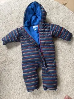 Columbia ストライプロンパース 6-12ヶ月